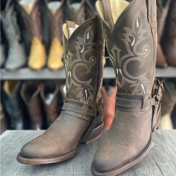 Womens 100% real leather boots - Picture 14 of 16